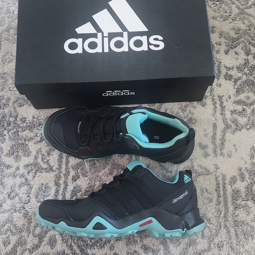 Adidas Women's Trail Hiking Shoe | AX2 CP W | Black and Turquoise Size 7